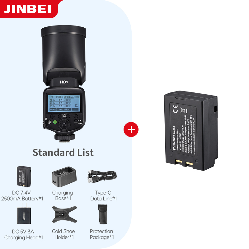 Lighting In Photography - JINBEI HD-1 Flash de Cabeza Redonda