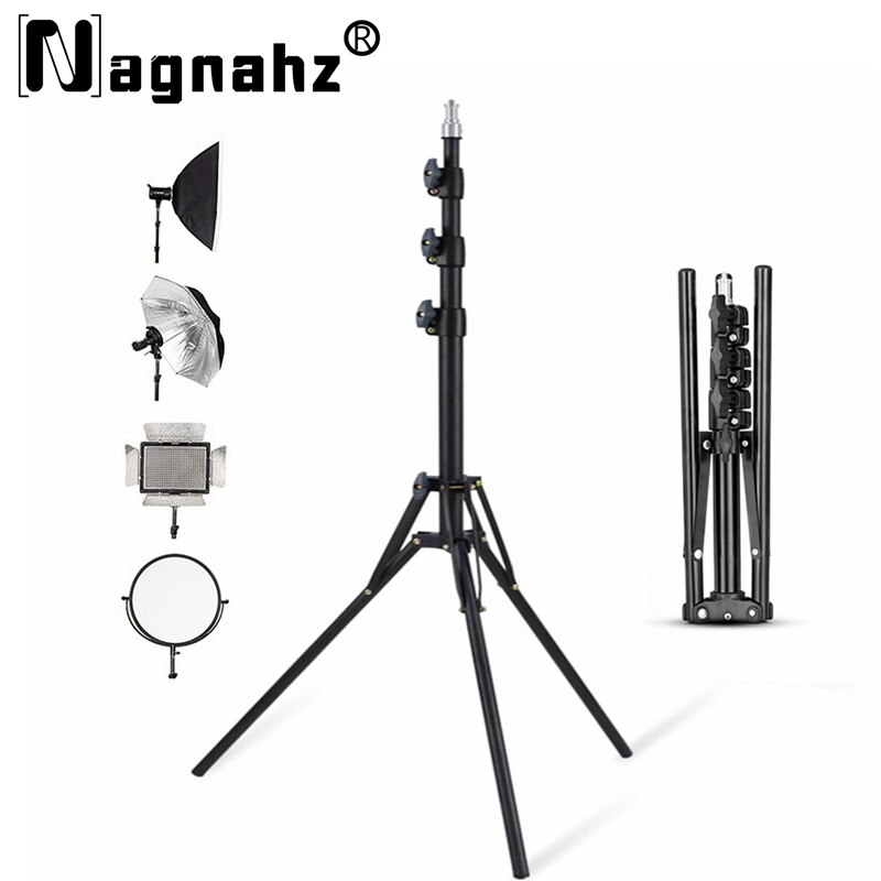 Photography Lighting Flash - NAGNAHZ-trípode de aleación de aluminio para