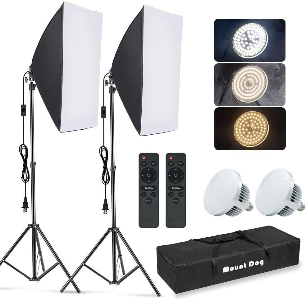 Portrait Photography With Lighting - Kit de iluminación con caja de
