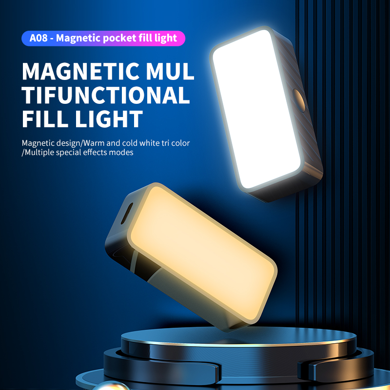 Quality Photography Lighting - Mini luz de relleno portátil magnética