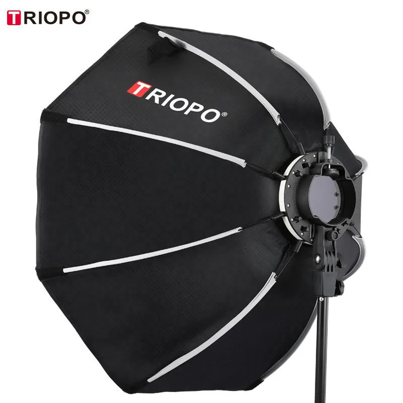 Photography Lighting With Flash - TRIOPO KX 65cm 90cm Softbox octagonal