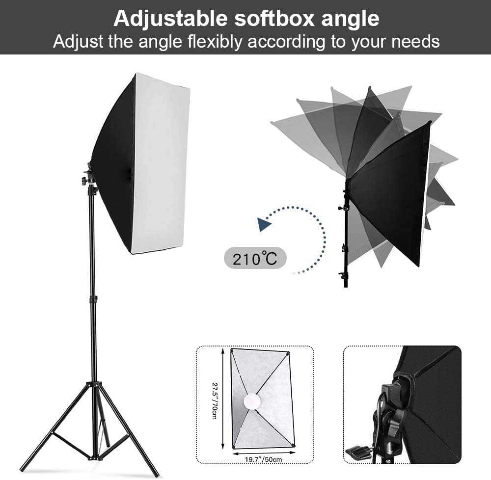 Kit de iluminación con caja de - Portrait Photography With Lighting reseña y precio