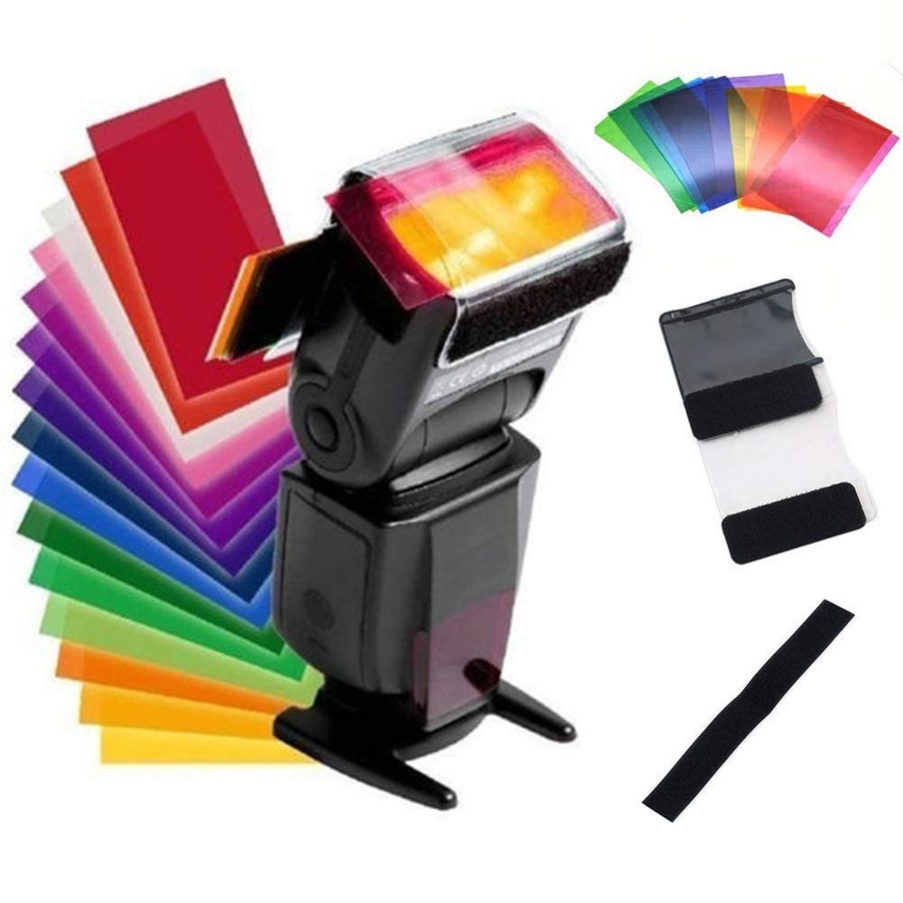 Kit de 12 Filtros de Gel para  - Photography Lighting Flash reseña y precio