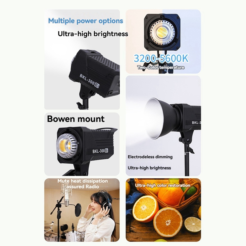 Luz de Video Bi-LED de 300W, I - Lighting In Photography reseña y precio