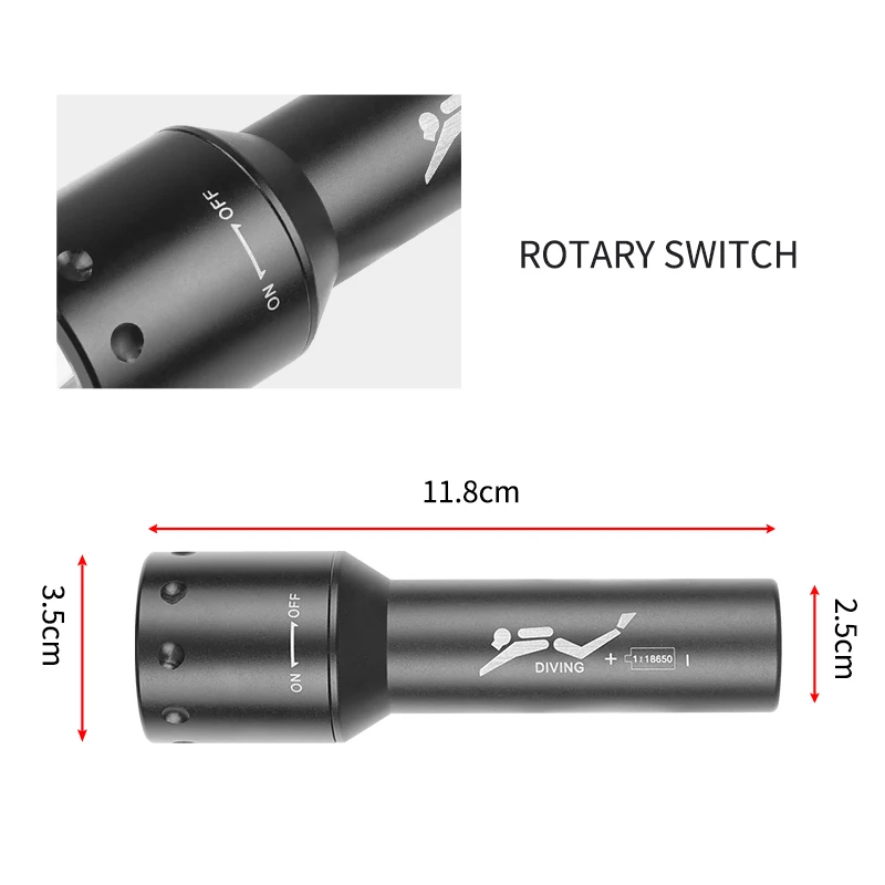 Nueva Linterna de Buceo LED T6 - Lighting In Photography reseña y precio
