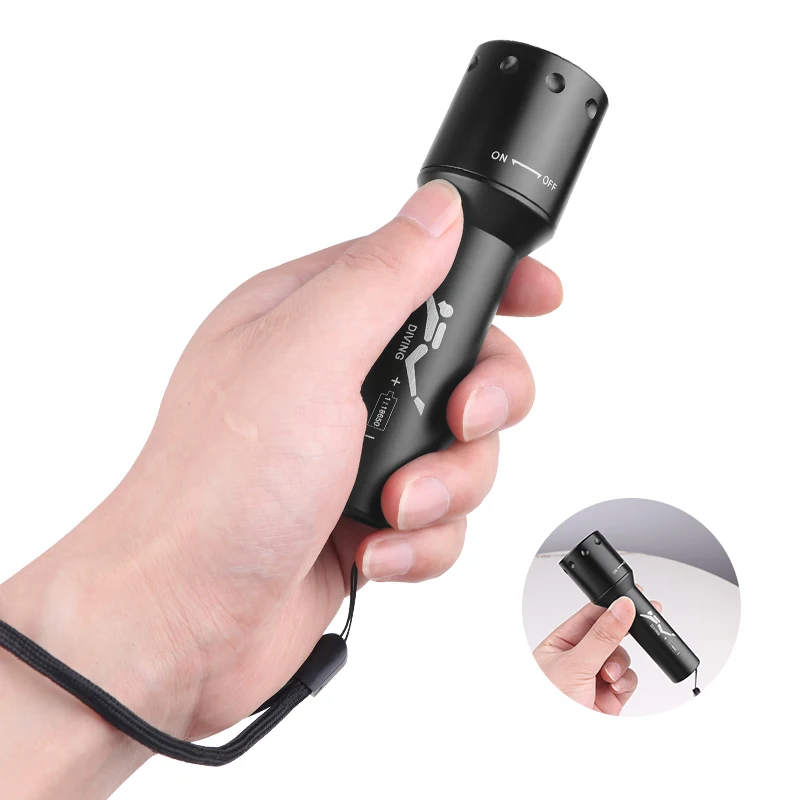 Nueva Linterna de Buceo LED T6 - Lighting In Photography reseña y precio