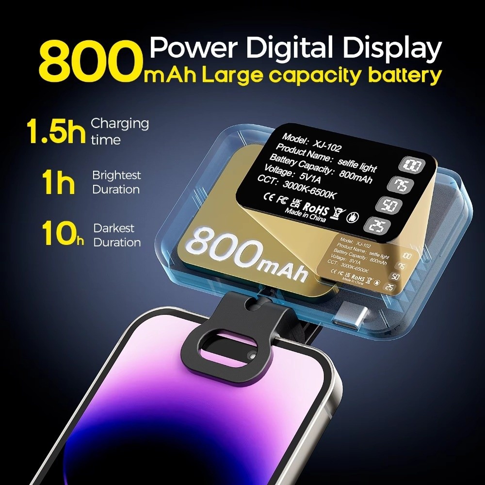 Luz LED para Selfies de 800/10 - Photography Lighting Flash reseña y precio